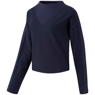 Bluza treningowa damska Reebok TE Twill Cowl Neck - Bluzy sportowe damskie - miniaturka - grafika 1