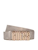 Paski - Guess Pasek Damski Noelle BW9126 P4235 Beżowy - miniaturka - grafika 1