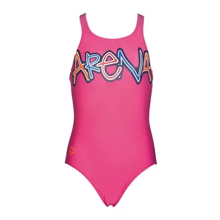 Strój kąpielowy jednoczęściowy dziecięcy arena Sparkle One Piece L różowy 000109 164 - Stroje kąpielowe dla dziewczynek - miniaturka - grafika 1