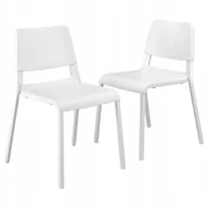 Fotele i krzesła ogrodowe - IKEA TEODORES KRZESŁO 2 SZTUKI BIAŁE - miniaturka - grafika 1