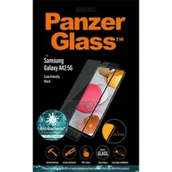 Szkła hartowane na telefon - PanzerGlass Szkło antybakteryjne E2E Super+ CF AB, Galaxy A42 5G, czarne - miniaturka - grafika 1