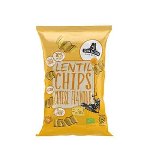 John Altman Chipsy z soczewicy o smaku serowym wegańskie 75 g Bio - żywność - Chipsy - miniaturka - grafika 1