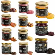 Miód - Mega zestaw miodów 11x 220g polskie miody w różnych smakach - miniaturka - grafika 1