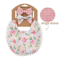 Śliniaki i fartuszki - Zestaw Dwustronny Śliniaczek I Opaski W Stylu Vintage/Boho - miniaturka - grafika 1