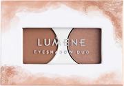 Cienie do powiek - Lumene Bright Eyes Eyeshadow Duo 2 Earthy Nudes - miniaturka - grafika 1