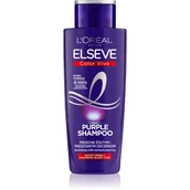 Szampony do włosów - Loreal Elvive Colour Protect Anti-Brassiness Purple szampon do włosów 200ml - miniaturka - grafika 1