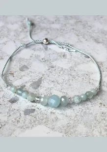 Turkusowa bransoletka na nici Laguna - Bransoletki Turkusowa bransoletka na nici Laguna - Bransoletki - miniaturka - grafika 1