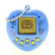 Zabawki interaktywne dla dzieci - Lean Toys Zwierzątko elektroniczne Tamagotchi serduszko niebieskie - miniaturka - grafika 1