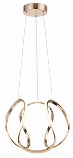 Clarence lampa wisząca (z pilotem) 1xLED/40W różowe złoto 335001-26 - Lampy sufitowe - miniaturka - grafika 1