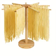 Inne - 1 szt. Łatwy w Montażu Składany Drewniany Stojak do Suszenia Makaronu - Odpinany, Idealny do Spaghetti i Makaronów, Koniec z Lepkim Bałaganem - miniaturka - grafika 1