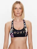 Stroje kąpielowe - Roxy Góra od bikini Active ERJX304962 Czarny - miniaturka - grafika 1