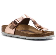 Klapki i japonki damskie - Birkenstock Japonki Gizeh Bs 1005049 Metallic Copper - miniaturka - grafika 1