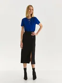 Spódnice - Spódnica damska czarna - ISD0040CA spódnica regularna - - Odzieżowy sklep internetowy TOP SECRET - miniaturka - grafika 1