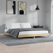Łóżka - vidaXL Rama łóżka, dąb sonoma, 180x200 cm, materiał drewnopochodny - miniaturka - grafika 1