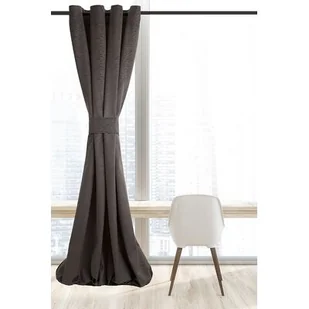 Zasłona Perfect Chic 140 x 270 cm zebra taupe - Zasłony - miniaturka - grafika 1