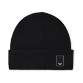 Czapki męskie - Emporio Armani Wełniana czapka | z dodatkiem kaszmiru - miniaturka - grafika 1