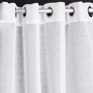 Firany - Firana Stella off white 140 x 270 cm przelotki - miniaturka - grafika 1