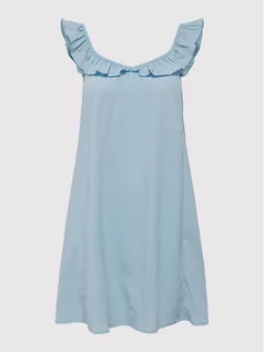 Sukienki - Only Sukienka letnia Zora 15250012 Niebieski Regular Fit - grafika 1