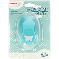 Przybory szkolne - BREWIS Dziurkacz ozdobny 2.5cm Motyl D25-20 - miniaturka - grafika 1