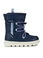 Buty dla dziewczynek - Geox Śniegowce J Willaboom Girl B A J36HWC 054FU C4231 M Granatowy - miniaturka - grafika 1
