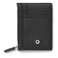 Etui na dokumenty i karty - Etui na karty kredytowe od Graf von Faber Castell duże z zamkiem błyskawicznym, w kolorze czarnym - miniaturka - grafika 1