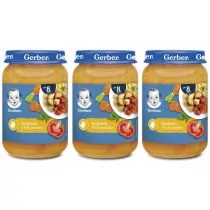 Gerber Obiadek spaghetti z kurczakiem dla niemowląt po 8 miesiącu zestaw 3 x 190 g - Dania dla dzieci - miniaturka - grafika 1