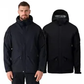 Odzież taktyczna i umundurowanie - Kurtka Przeciwdeszczowa Helikon-Tex Chinook - Czarna - miniaturka - grafika 1