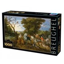D-Toys Puzzle 1000 Brueghel, Wejście zwierząt Arka Noego - - Puzzle - miniaturka - grafika 1