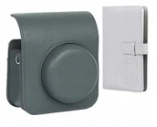 Torby fotograficzne i futerały - Futerał Etui Pokrowiec Do Fuji Fujifilm Instax Mini 41+ Album Na 96 Zdjęć / Szary - miniaturka - grafika 1