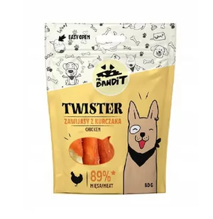 Mr. Bandit Mr Bandit MR BANDIT Gryzaki Twisters Zawijasy z Kurczakiem 80g MR-TWIST-80 - Przysmaki dla psów - miniaturka - grafika 1