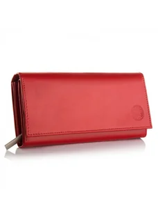 Betlewski, portfel damski, skórzany, czerwony - Portfele - miniaturka - grafika 1