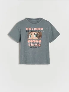 Reserved - T-shirt SmileyWorld® - lawendowy - Koszulki dla dziewczynek - miniaturka - grafika 1