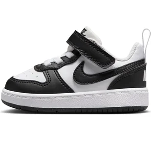 Nike Niemowlęta chłopcy Court Borough Low Recraft buty dla niemowląt i małych dzieci, biały/czarny, 23,5 EU, biały/czarny, 23.5 EU - Buty dla dziewczynek - miniaturka - grafika 1