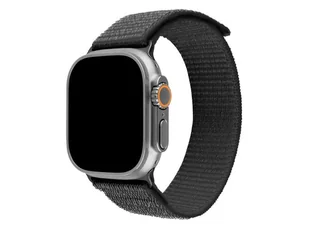 Fixed Nylonowy pasek Nylon Sporty Strap do Apple Watch Ultra 2/1 49 mm, ciemnoszary - Akcesoria do smartwatchy - miniaturka - grafika 2