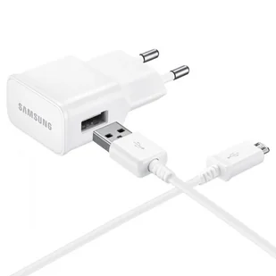 Ładowarka sieciowa Samsung USB-A 8W z kablem microUSB - biała SAMSUNG - Ładowarki do telefonów Ładowarka sieciowa Samsung USB-A 8W z kablem microUSB - biała SAMSUNG - Ładowarki do telefonów - miniaturka - grafika 1
