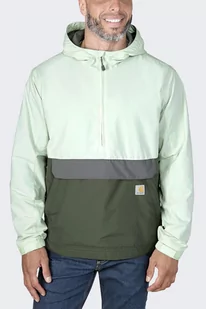 Kurtka męska przeciwdeszczowa Carhartt Anorak Rain Defender Lightweight Tender Greeen/Dusty Olive - Kurtki i kamizelki sportowe męskie - miniaturka - grafika 1