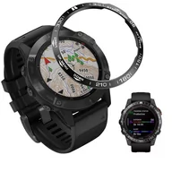 Akcesoria do smartwatchy - Ring Bezel Do Garmin Fenix 7X Nakładka Etui Czarny - miniaturka - grafika 1