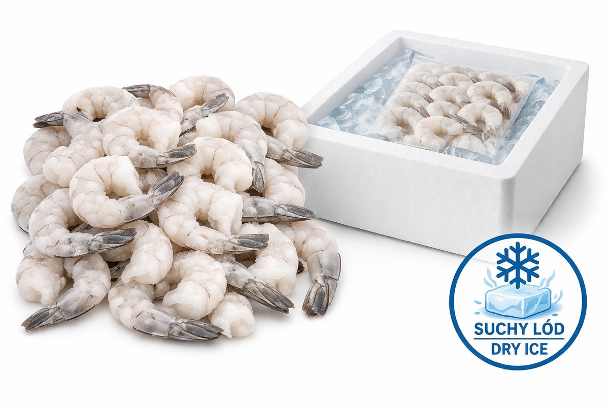 Krewetki Vannamei 1 kg 16/20 surowe mrożone