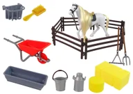 Figurki dla dzieci - Zesatw Koń Do Czesania Zagroda Akcesoria - miniaturka - grafika 1