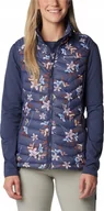 Kamizelki męskie - Columbia Columbia Powder Pass Vest 1832222471 Granatowe M - miniaturka - grafika 1