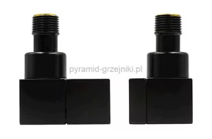 Varioterm Zawór regulacyjny Quattro - czarny mat alu-pex-PEX lewa QR24CFK/L(PEX) - Zawory i kraniki - miniaturka - grafika 1