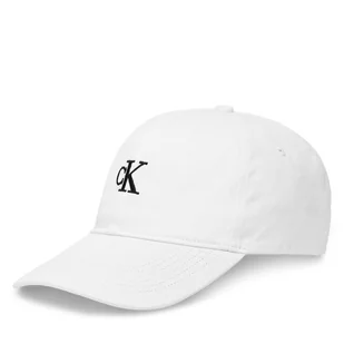 Czapka z daszkiem Calvin Klein Jeans Small Monogram LV04K5024G Biały - Czapki męskie - miniaturka - grafika 1