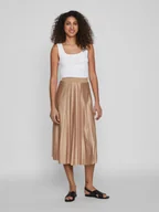 Spódnice - Vila Spódnica "Nitban" w kolorze beżowym - miniaturka - grafika 1
