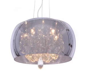 Lumina Deco Deco NOWOCZESNA LAMPA WISZĄCA CHROMOWANA TOSSO D40 LDP 8066-400 (CHR) - Lampy sufitowe - miniaturka - grafika 2