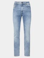 Spodnie męskie - Mustang Jeansy Orlando 1014860 Niebieski Slim Fit - miniaturka - grafika 1
