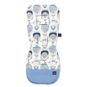 Akcesoria do wózków - La Millou, Wkładka do wózka, Stroller Pad, Organic Jersey Collection, Cappadocia Sky, Dove Blue - miniaturka - grafika 1