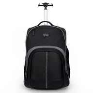Torby na laptopy - Targus Kompaktowy plecak na kółkach do pracy, studentów i podróży, dla osób dojeżdżających do pracy, wytrzymały materiał, torba na tablet, zdejmowany pokrowiec ochronny na laptopa o przekątnej ekranu - miniaturka - grafika 1