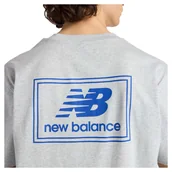 Koszulki i topy damskie - T-Shirt Donna new balance MT53928AG Grigio - miniaturka - grafika 1