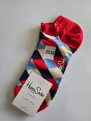 Skarpetki damskie - Kolorowe skarpety Happy Socks stopki unisex rozmiar 41-46 (3536) - miniaturka - grafika 1