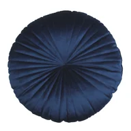 Poduszki dekoracyjne - Poduszka VICKY Ø40 cm ciemnoniebieska - miniaturka - grafika 1